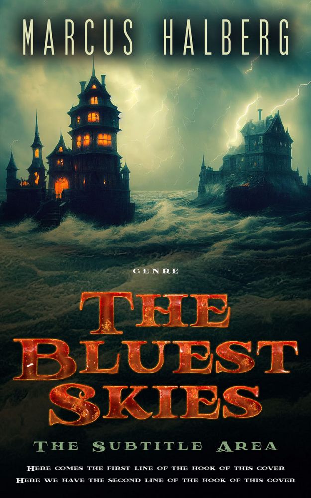 Front view of Twine #27406 - Premade Horror Book Cover | BookCoverZone