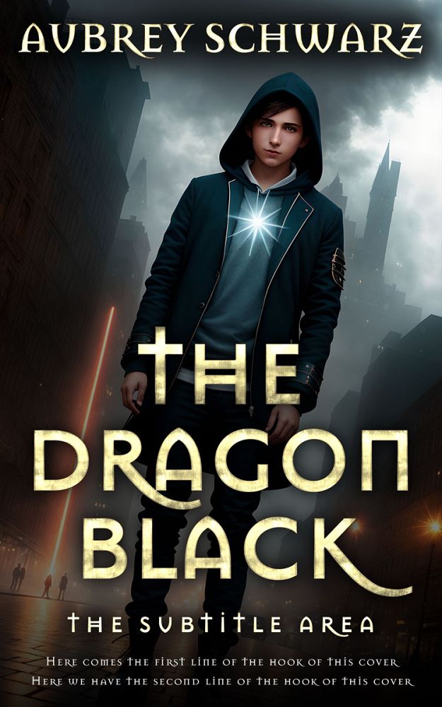 Front view of Shark #27467 - Premade Science Fiction Book Cover | BookCoverZone