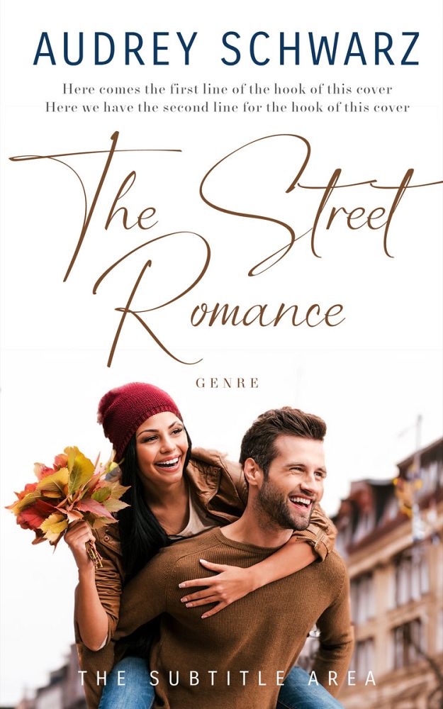 Front view of Leather #27792 - Premade Romance Book Cover | BookCoverZone