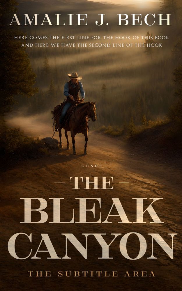 Front view of Mikado #27861 - Premade Action & Adventure Book Cover | BookCoverZone