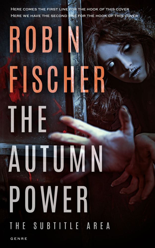 Front view of Cocoa Brown #28036 - Premade Horror Book Cover | BookCoverZone