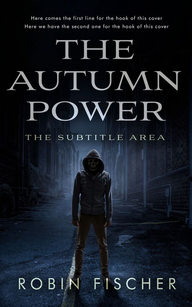 Front view of Vulcan #28098 - Premade Horror Book Cover | BookCoverZone