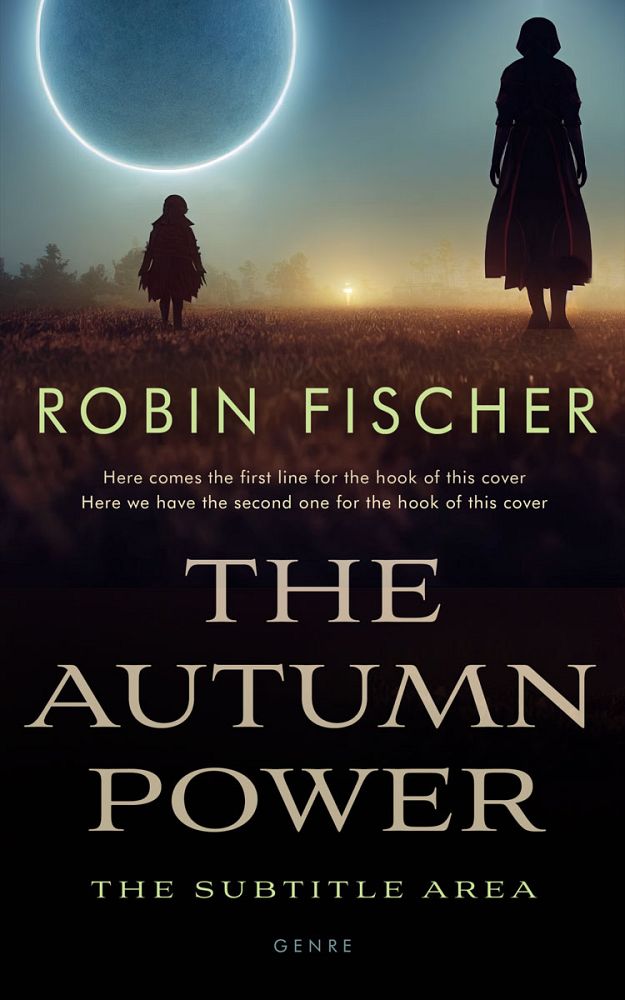 Front view of Thunder #28114 - Premade Horror Book Cover | BookCoverZone