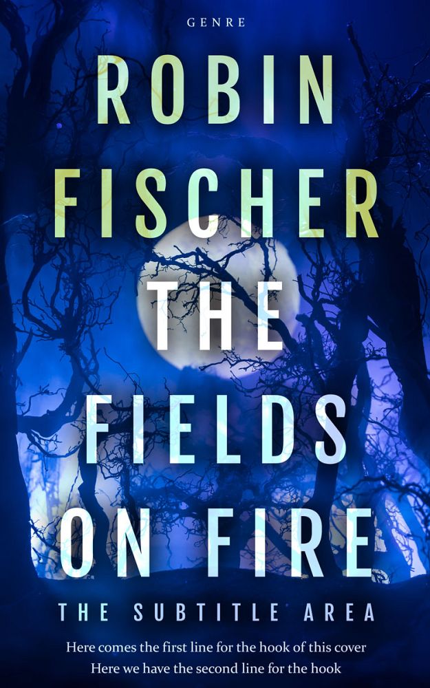 Front view of Downriver #28209 - Premade Horror Book Cover | BookCoverZone