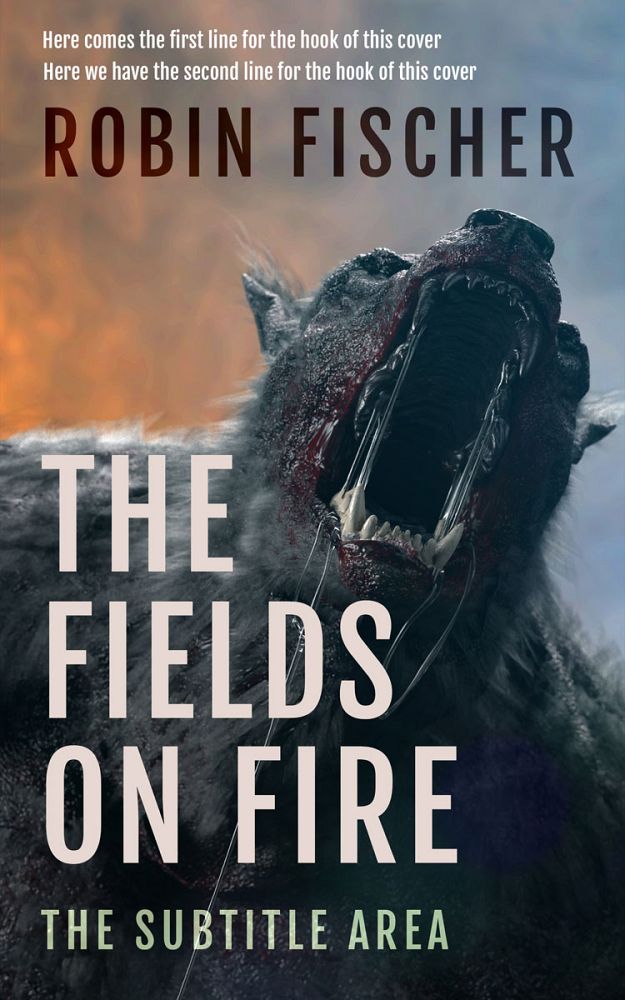 Front view of Rodeo Dust #28221 - Premade Horror Book Cover | BookCoverZone