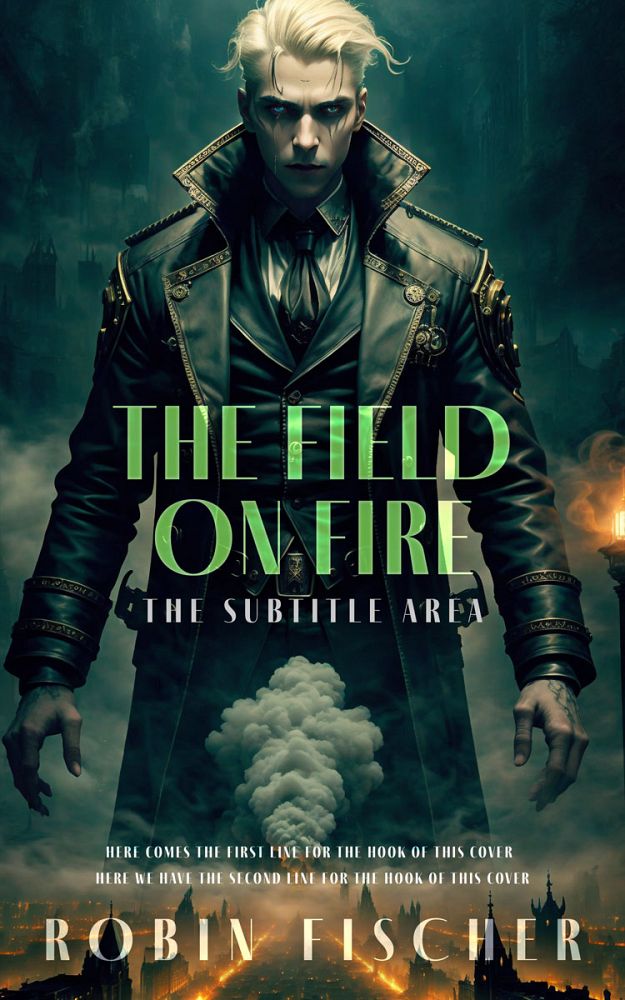 Front view of Timber Green #28316 - Premade Fantasy Book Cover | BookCoverZone