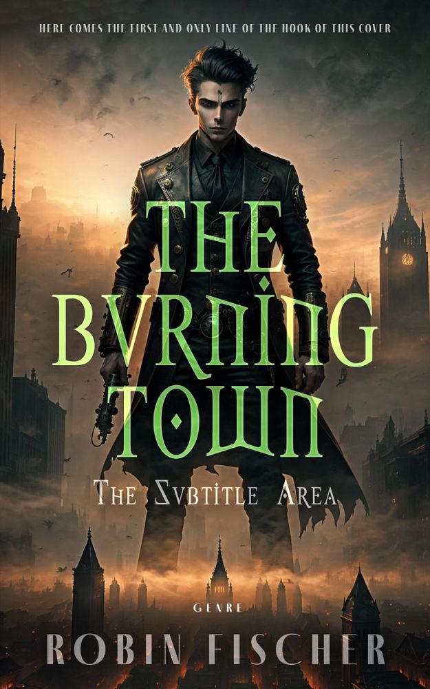 Front view of Dune #28323 - Premade Horror Book Cover | BookCoverZone