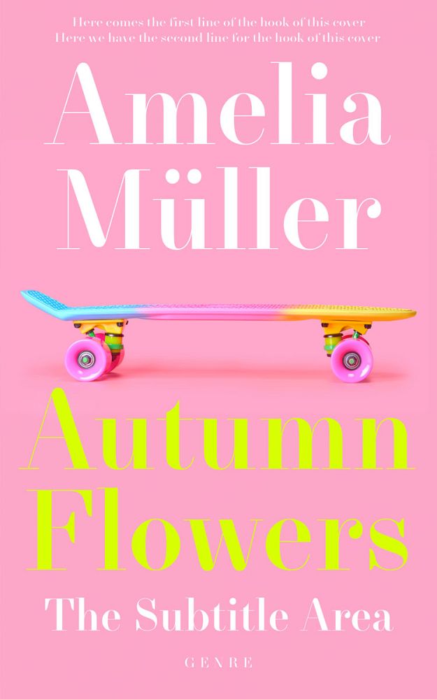 Front view of Lavender Pink #28364 - Premade Teen & Young Adult Book Cover | BookCoverZone