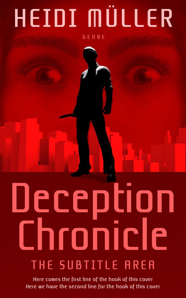 Front view of Dark Burgundy #28446 - Premade Mystery & Thriller & Suspense Book Cover | BookCoverZone