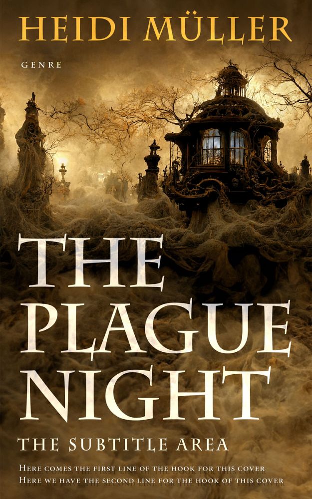 Front view of Brown Derby #28465 - Premade Horror Book Cover | BookCoverZone