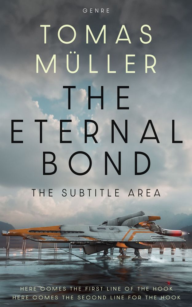Front view of Oslo Gray #28486 - Premade Science Fiction Book Cover | BookCoverZone