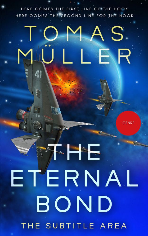 Front view of Chathams Blue #28491 - Premade Science Fiction Book Cover | BookCoverZone