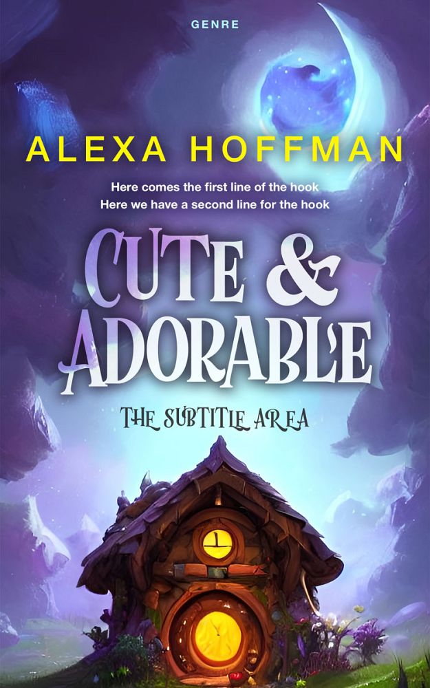 Front view of East Bay #28551 - Premade Fantasy Book Cover | BookCoverZone