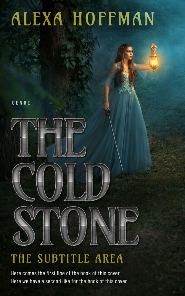 Front view of Outer Space #28583 - Premade Fantasy Book Cover | BookCoverZone