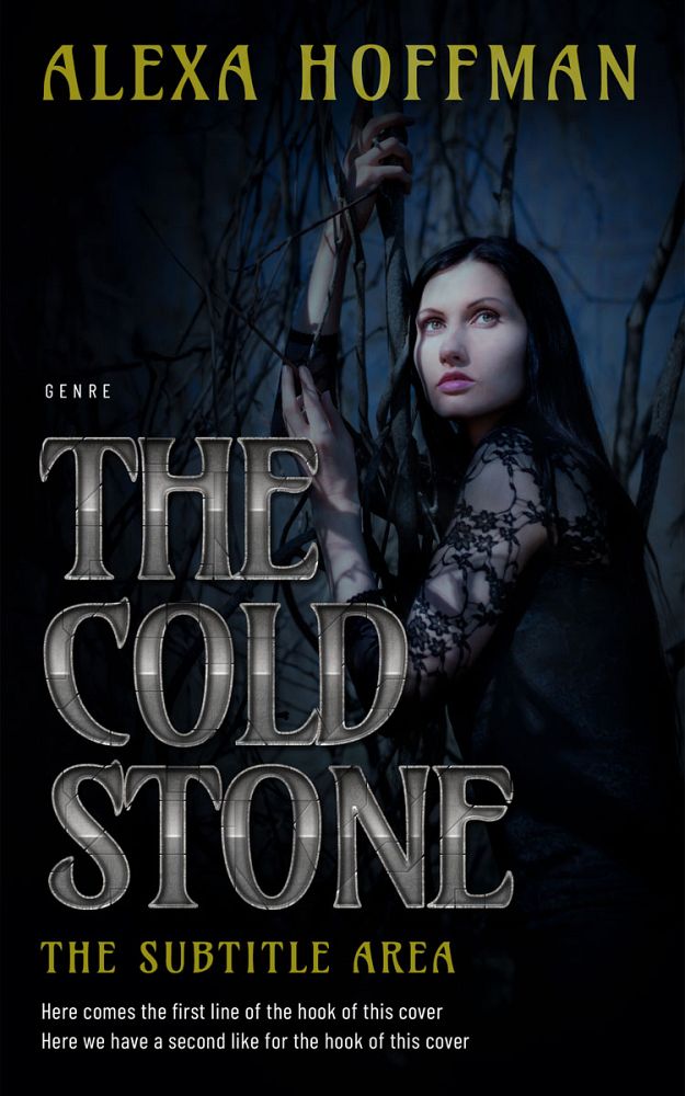 Front view of Bunker #28585 - Premade Fantasy Book Cover | BookCoverZone