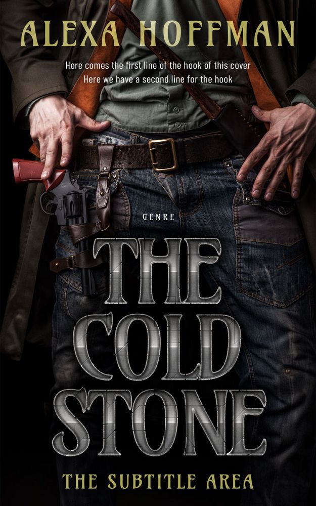 Front view of Cod Gray #28588 - Premade Action & Adventure Book Cover | BookCoverZone