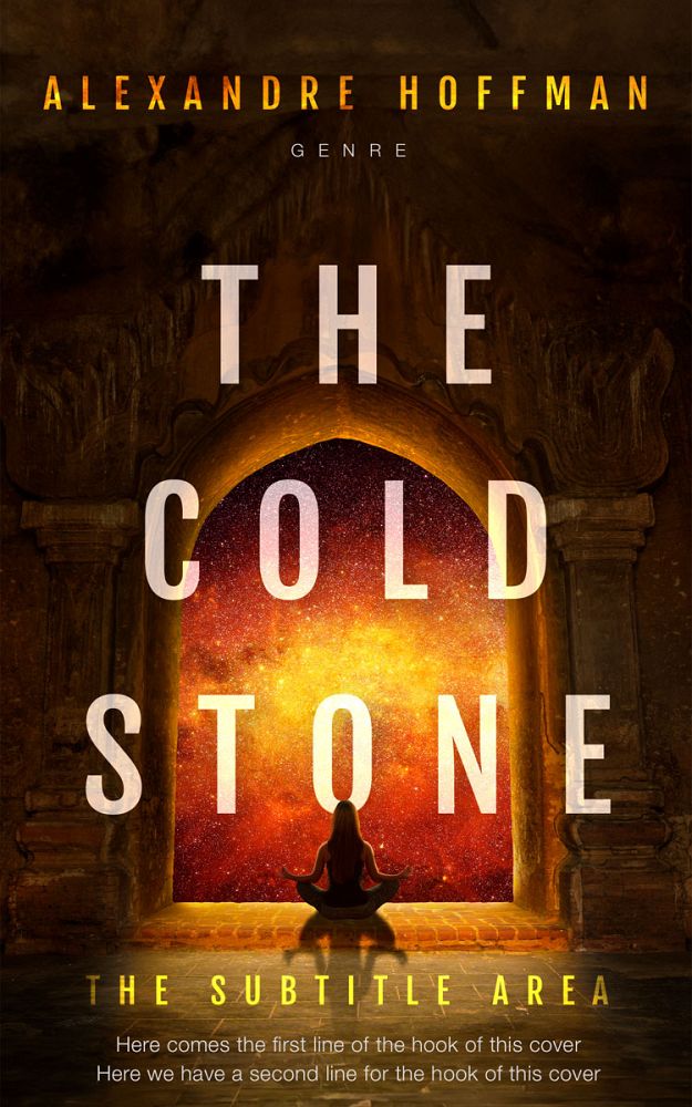 Front view of Raw Sienna #28691 - Premade Religion & Spirituality Book Cover | BookCoverZone