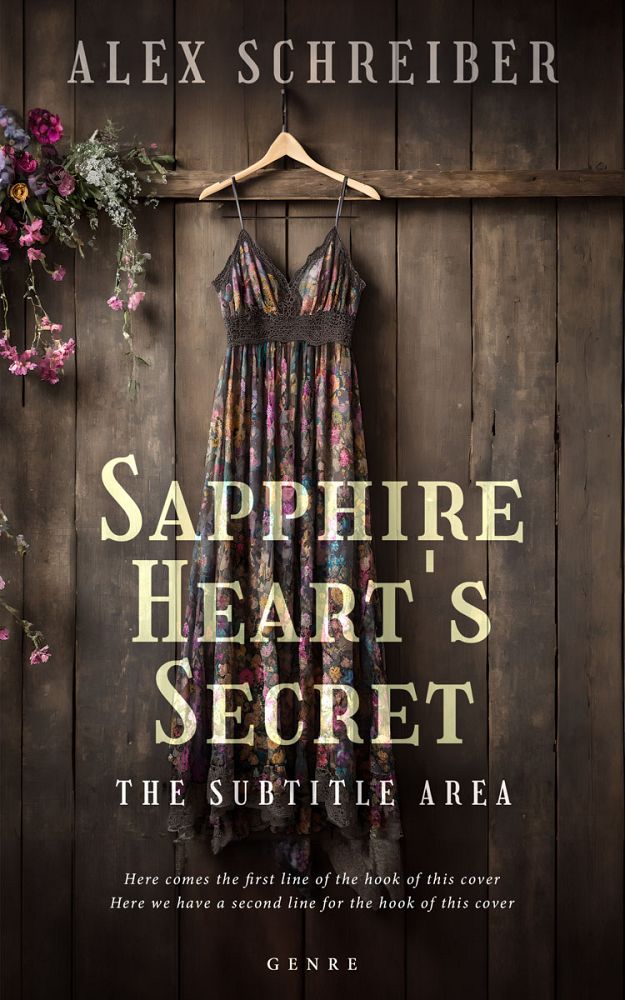 Front view of Cocoa Brown #28732 - Premade Literary Fiction Book Cover | BookCoverZone