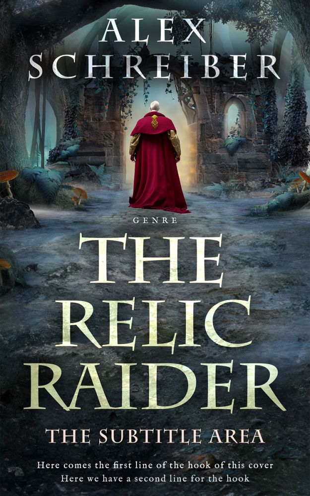 Front view of Outer Space #28804 - Premade Fantasy Book Cover | BookCoverZone