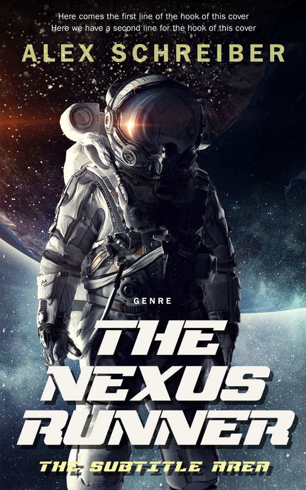 Front view of Moon Mist #28850 - Premade Science Fiction Book Cover | BookCoverZone