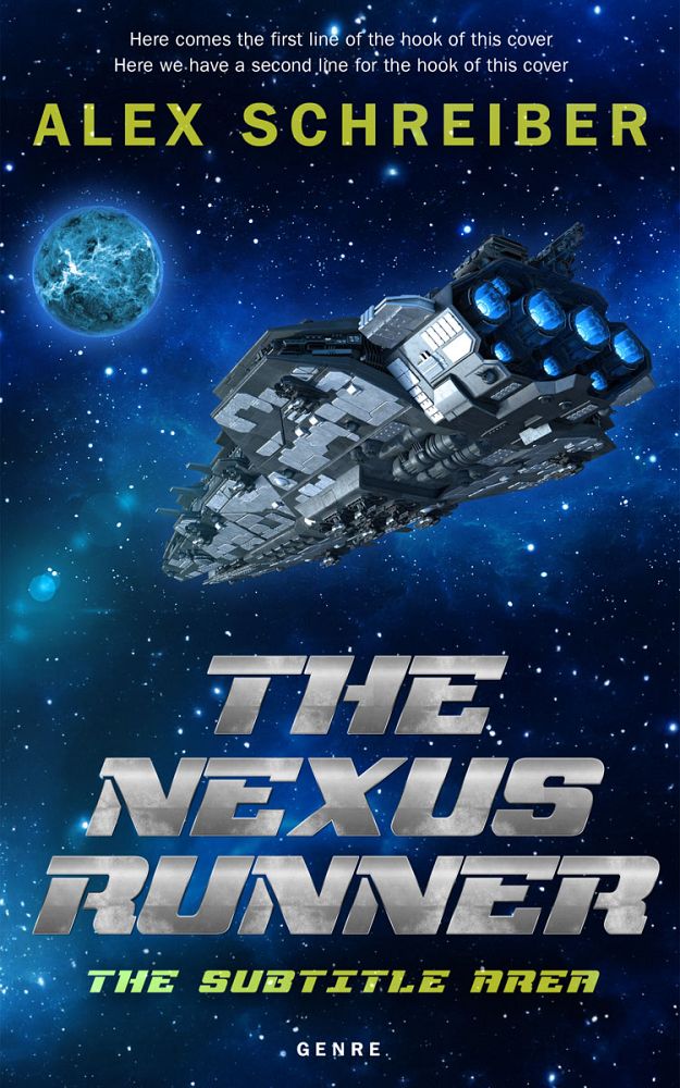 Front view of Blue Zodiac #28857 - Premade Science Fiction Book Cover | BookCoverZone