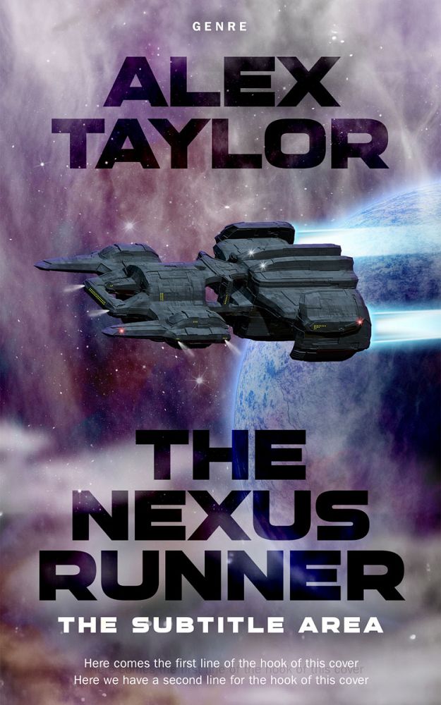 Front view of Rum #28863 - Premade Science Fiction Book Cover | BookCoverZone