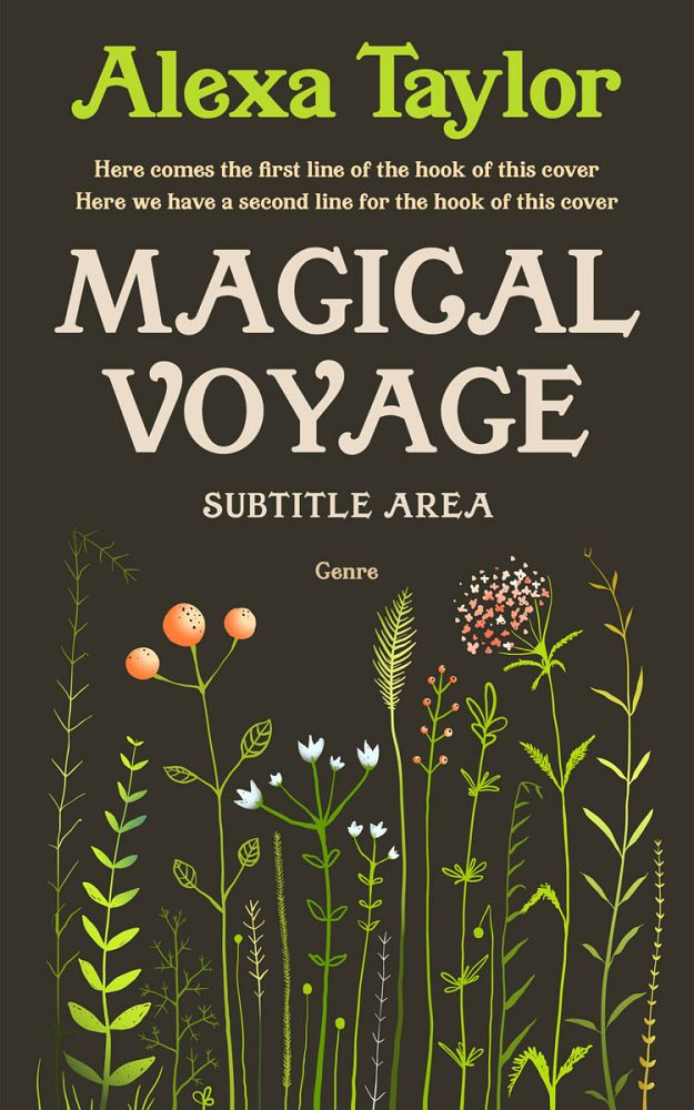 Front view of Rangitoto #28914 - Premade Nature Book Cover | BookCoverZone