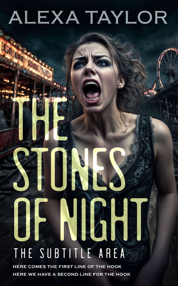 Front view of Chino #28965 - Premade Horror Book Cover | BookCoverZone