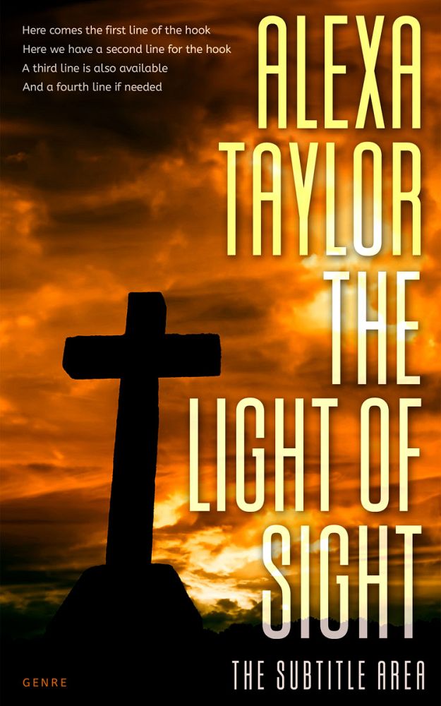 Front view of Rich Gold #29033 - Premade Religion & Spirituality Book Cover | BookCoverZone