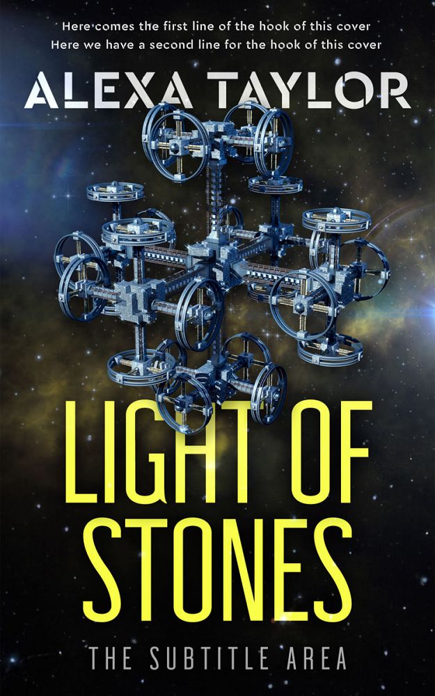 Front view of Shark #29116 - Premade Science Fiction Book Cover | BookCoverZone