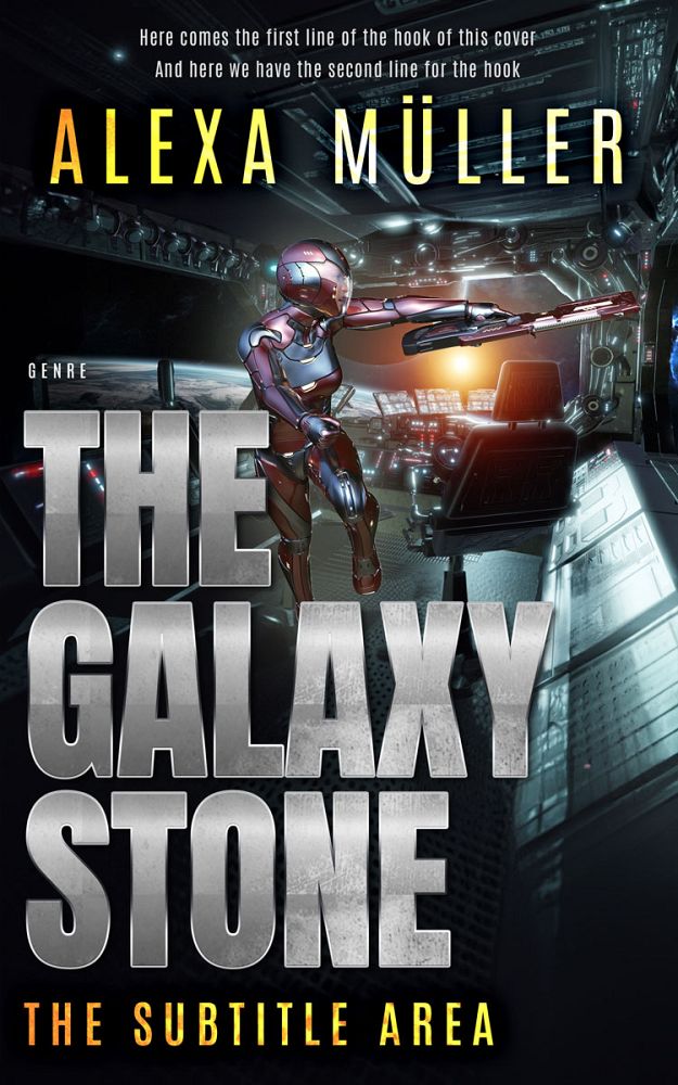Front view of Ash #29259 - Premade Science Fiction Book Cover | BookCoverZone
