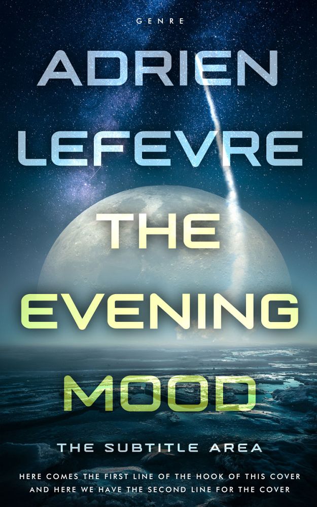 Front view of Powder Ash #29341 - Premade Science Fiction Book Cover | BookCoverZone