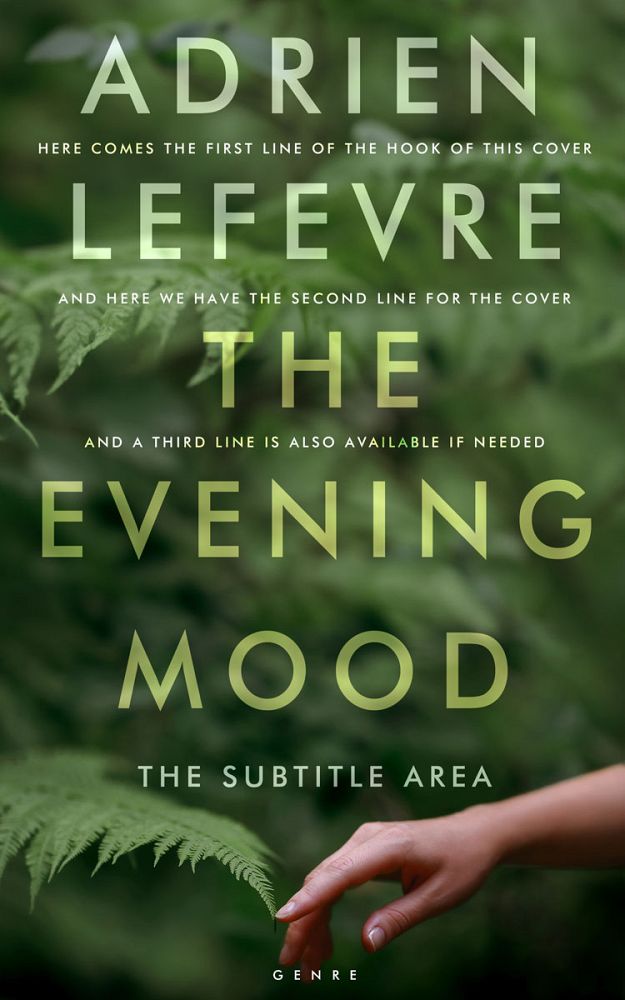 Front view of Green Kelp #29345 - Premade Nature Book Cover | BookCoverZone