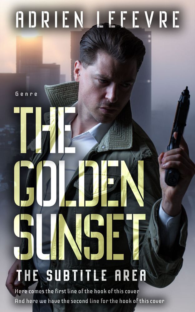 Front view of Soft Amber #29459 - Premade Mystery & Thriller & Suspense Book Cover | BookCoverZone
