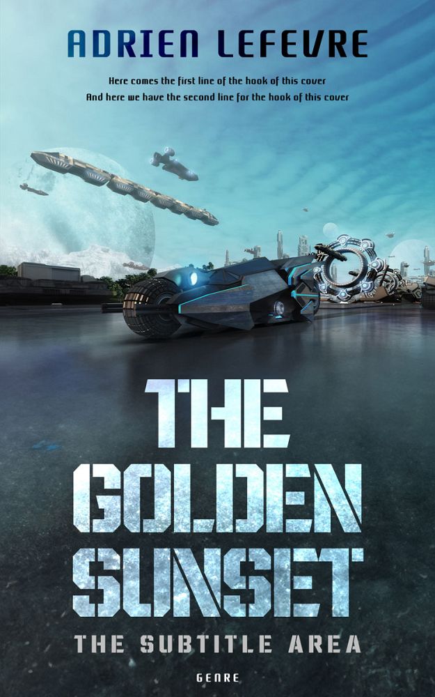 Front view of Outer Space #29527 - Premade Science Fiction Book Cover | BookCoverZone