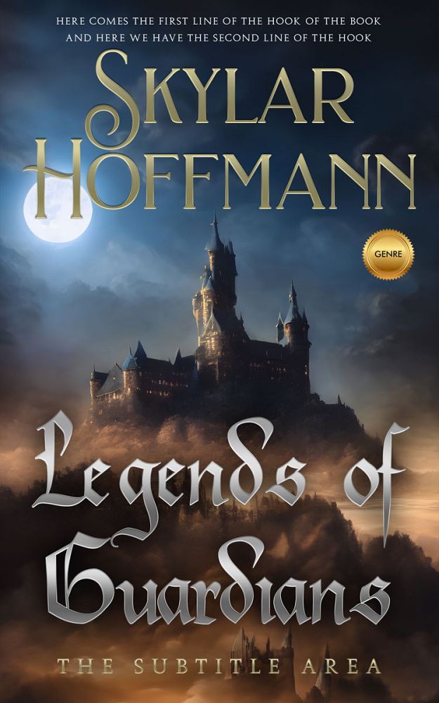 Front view of Tuna #29570 - Premade Fantasy Book Cover | BookCoverZone