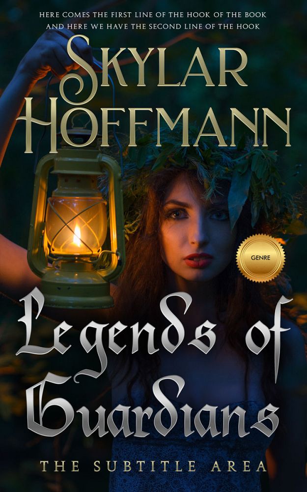 Front view of Woodsmoke #29572 - Premade Fantasy Book Cover | BookCoverZone