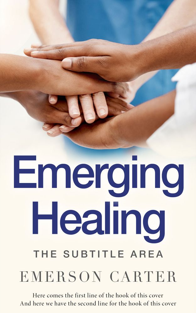 Front view of East Bay #29605 - Premade Health & Mind & Body Book Cover | BookCoverZone