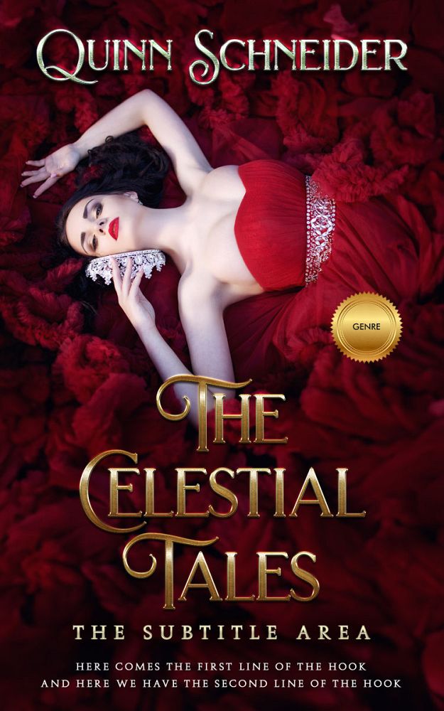 Front view of Aubergine #29610 - Premade Chick Lit Book Cover | BookCoverZone