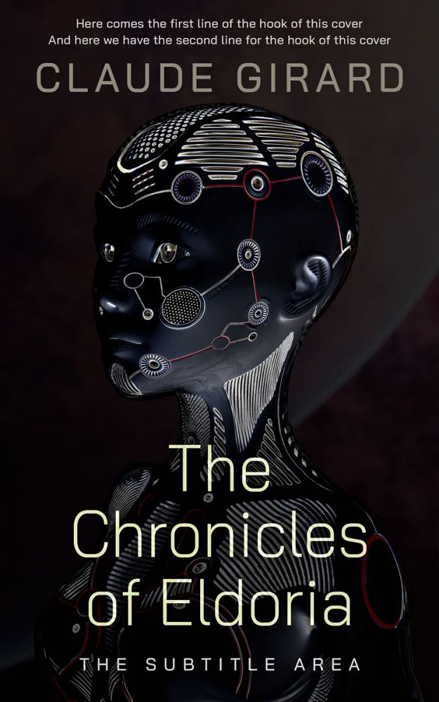 Front view of Cod Gray #29622 - Premade Science Fiction Book Cover | BookCoverZone