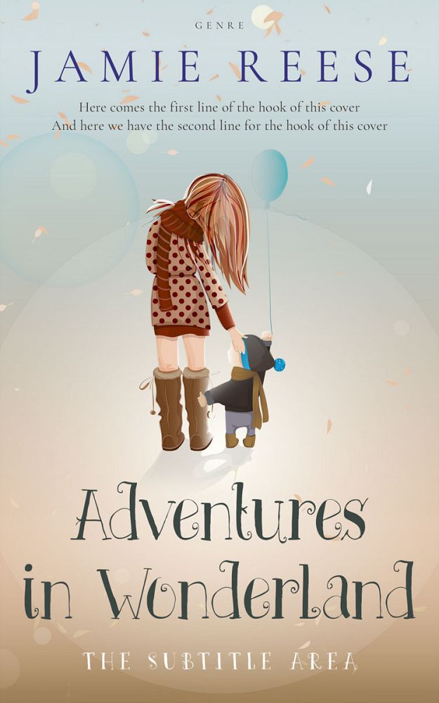 Front view of Swirl #29650 - Premade Family & Parenting Book Cover | BookCoverZone