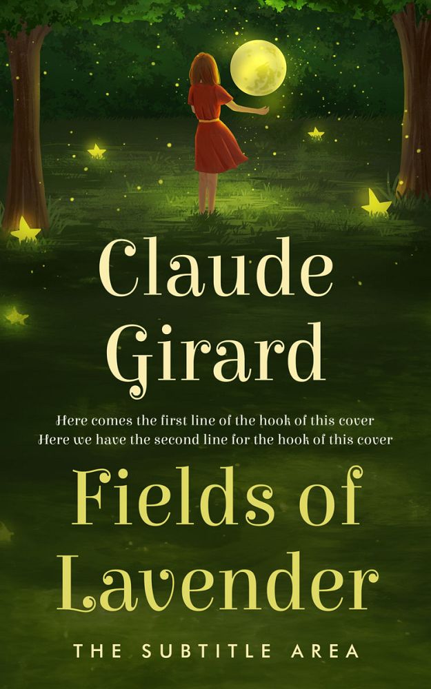 Front view of Turtle Green #29817 - Premade Fantasy Book Cover | BookCoverZone