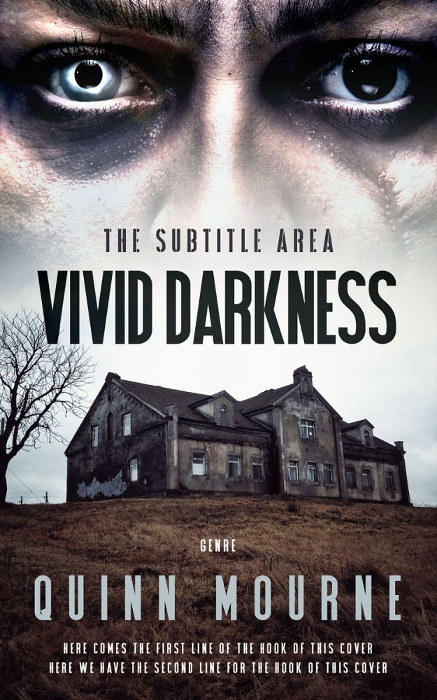 Front view of Quill Gray #30013 - Premade Apocalyptica Book Cover | BookCoverZone