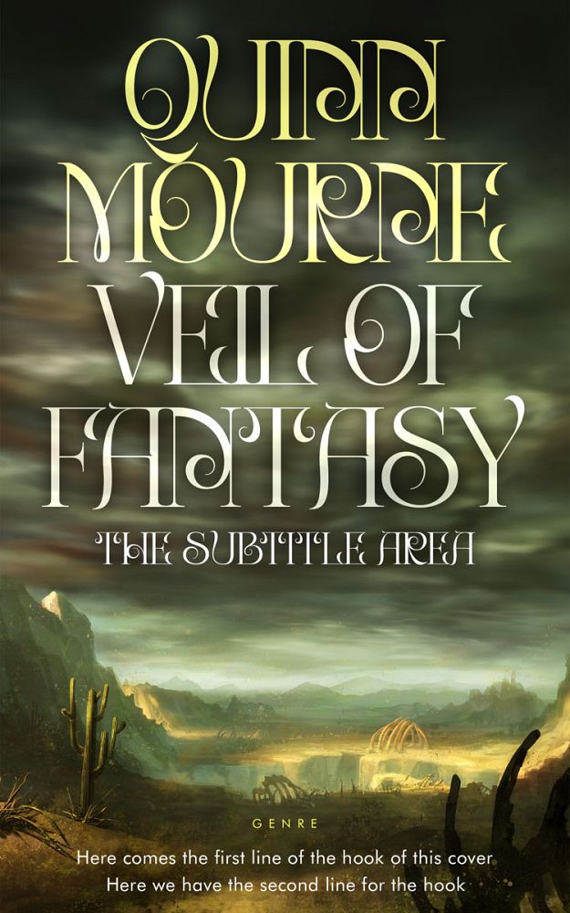 Front view of Rangitoto #30082 - Premade Fantasy Book Cover | BookCoverZone