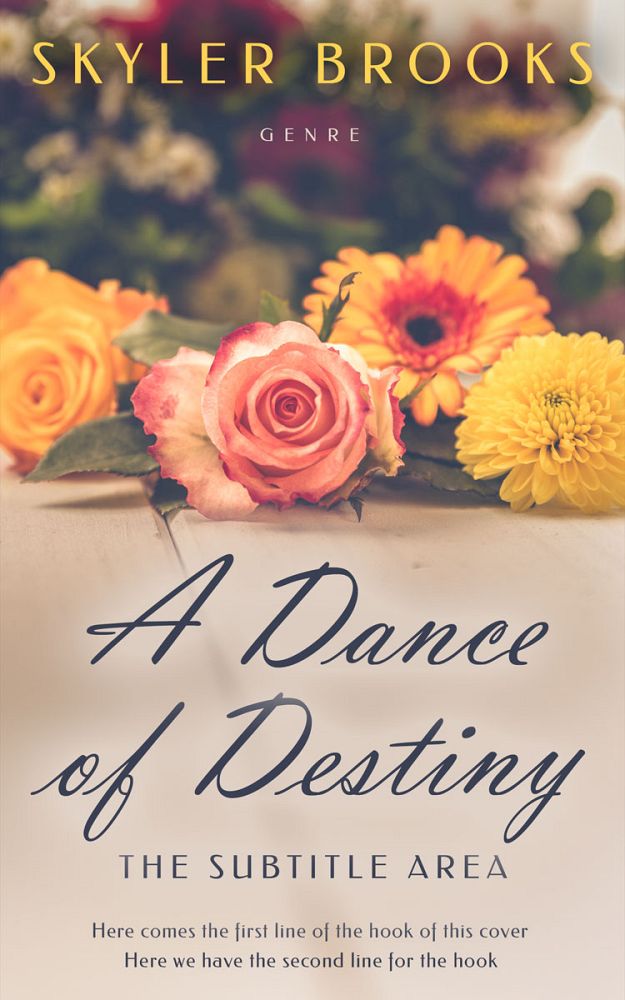 Front view of Tan #30169 - Premade Romance Book Cover | BookCoverZone