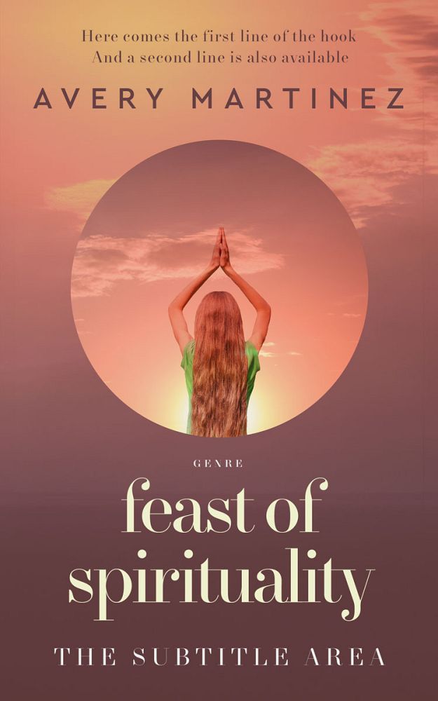 Front view of Au Chico #30241 - Premade Health & Mind & Body Book Cover | BookCoverZone