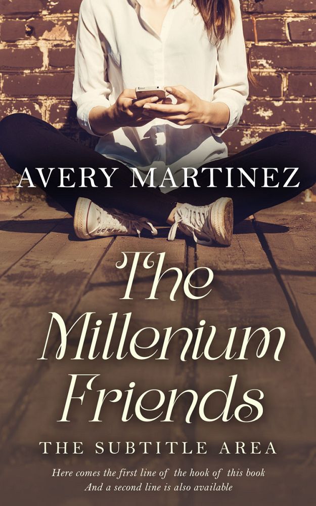 Front view of Rock #30251 - Premade Teen & Young Adult Book Cover | BookCoverZone