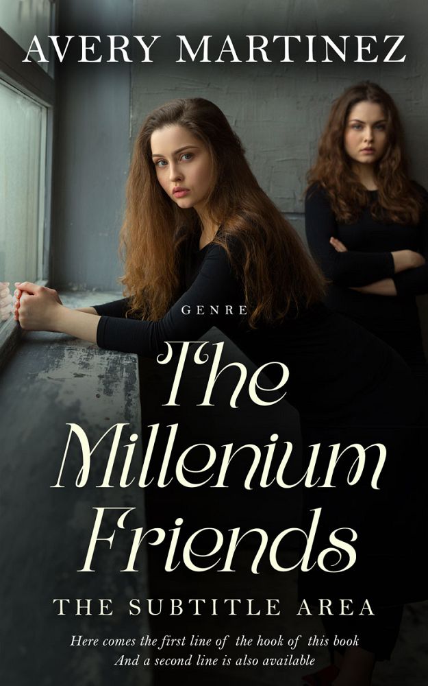 Front view of Heavy Metal #30257 - Premade Teen & Young Adult Book Cover | BookCoverZone