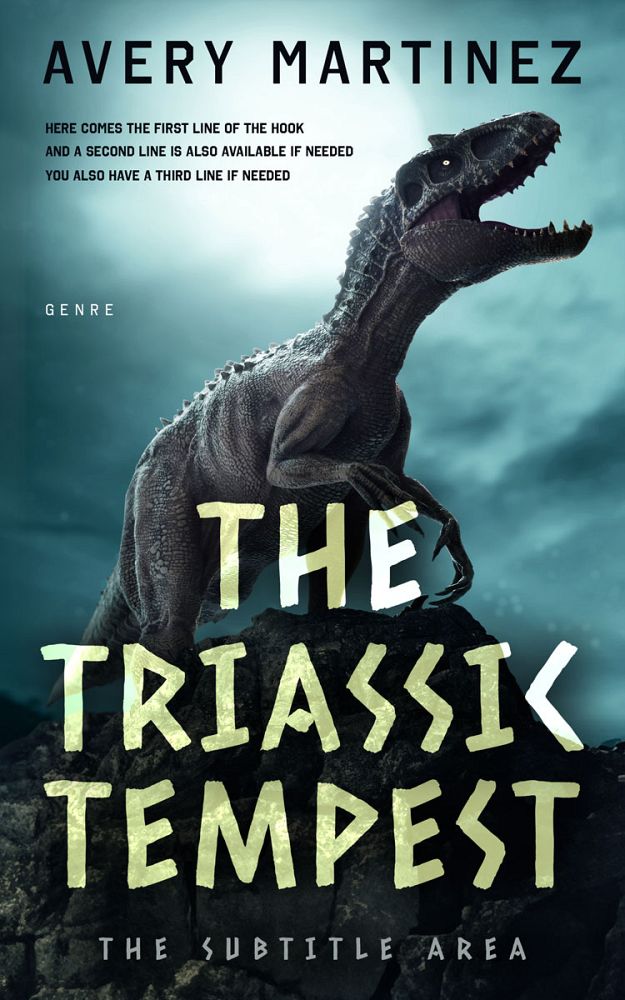 Front view of Te Papa Green #30299 - Premade Fantasy Book Cover | BookCoverZone