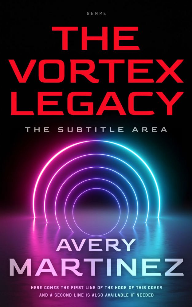 Front view of Cranberry #30322 - Premade Science Fiction Book Cover | BookCoverZone